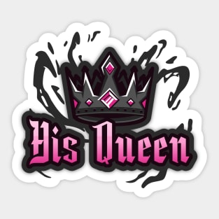 His Queen Sticker